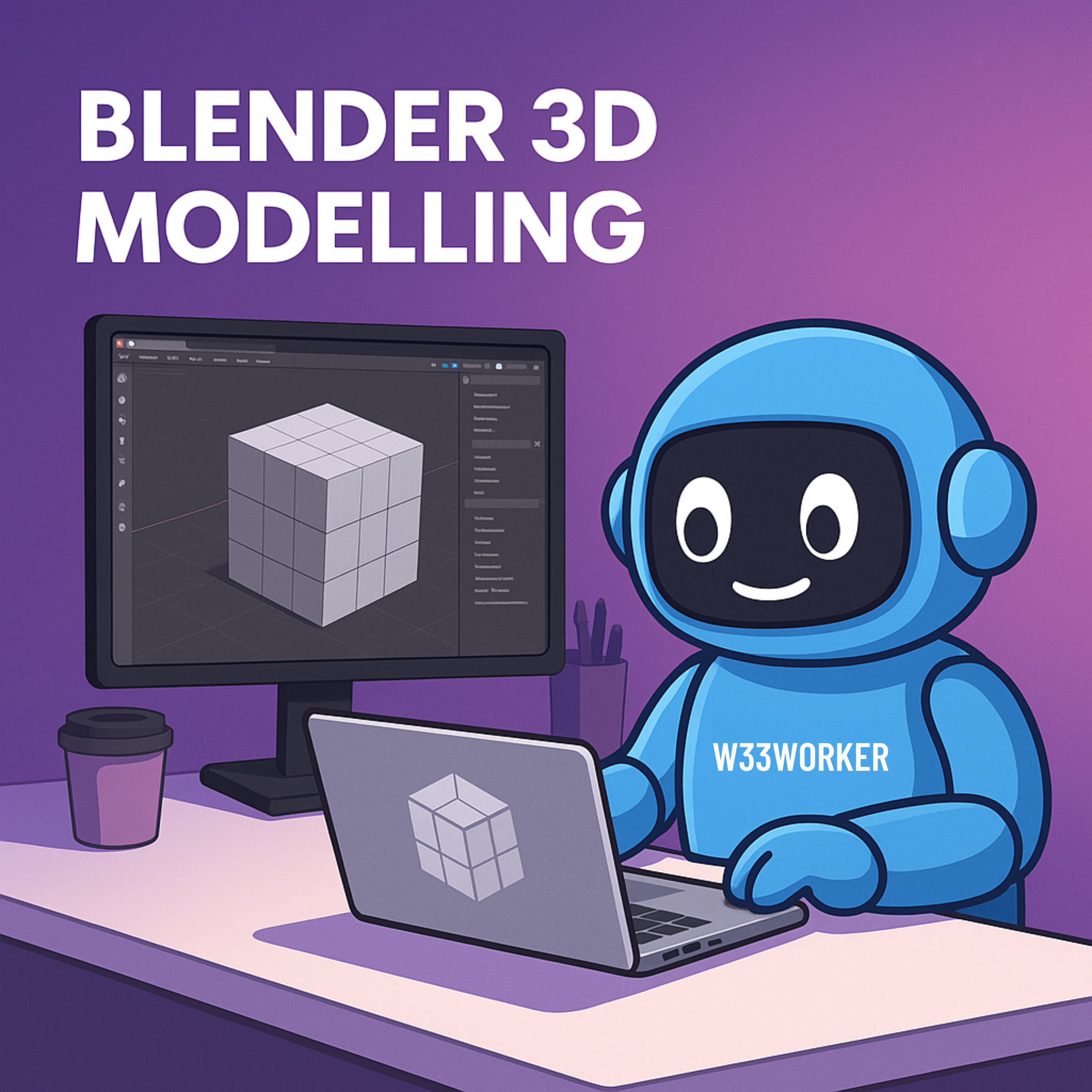 Blender 3D character modelling